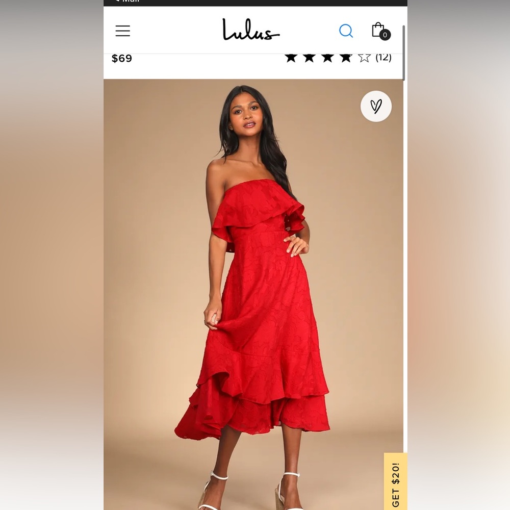 MIDI Red Dress